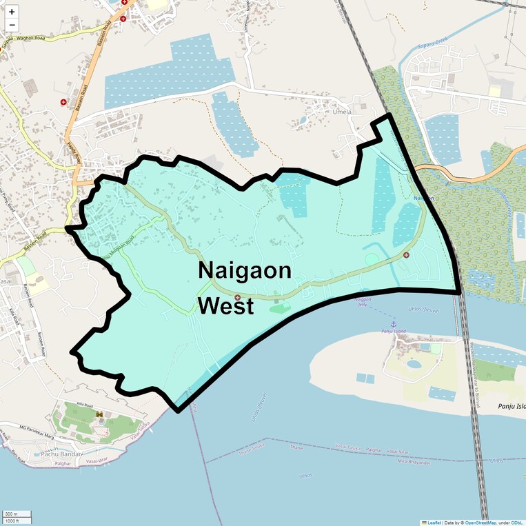 Location Map of Naigaon West
