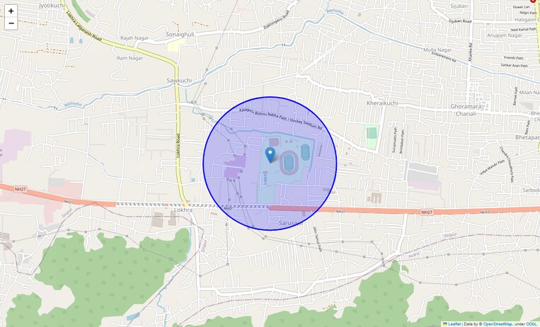 Location Map of Nalapara