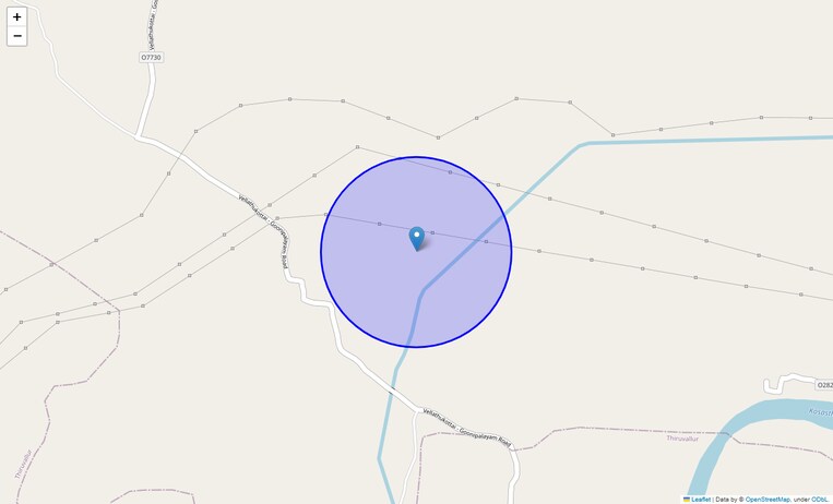 Location Map of Nambakkam