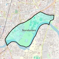 Nandanam Map