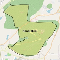 Nandi Hills Map