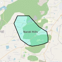 Nandi Hills Map