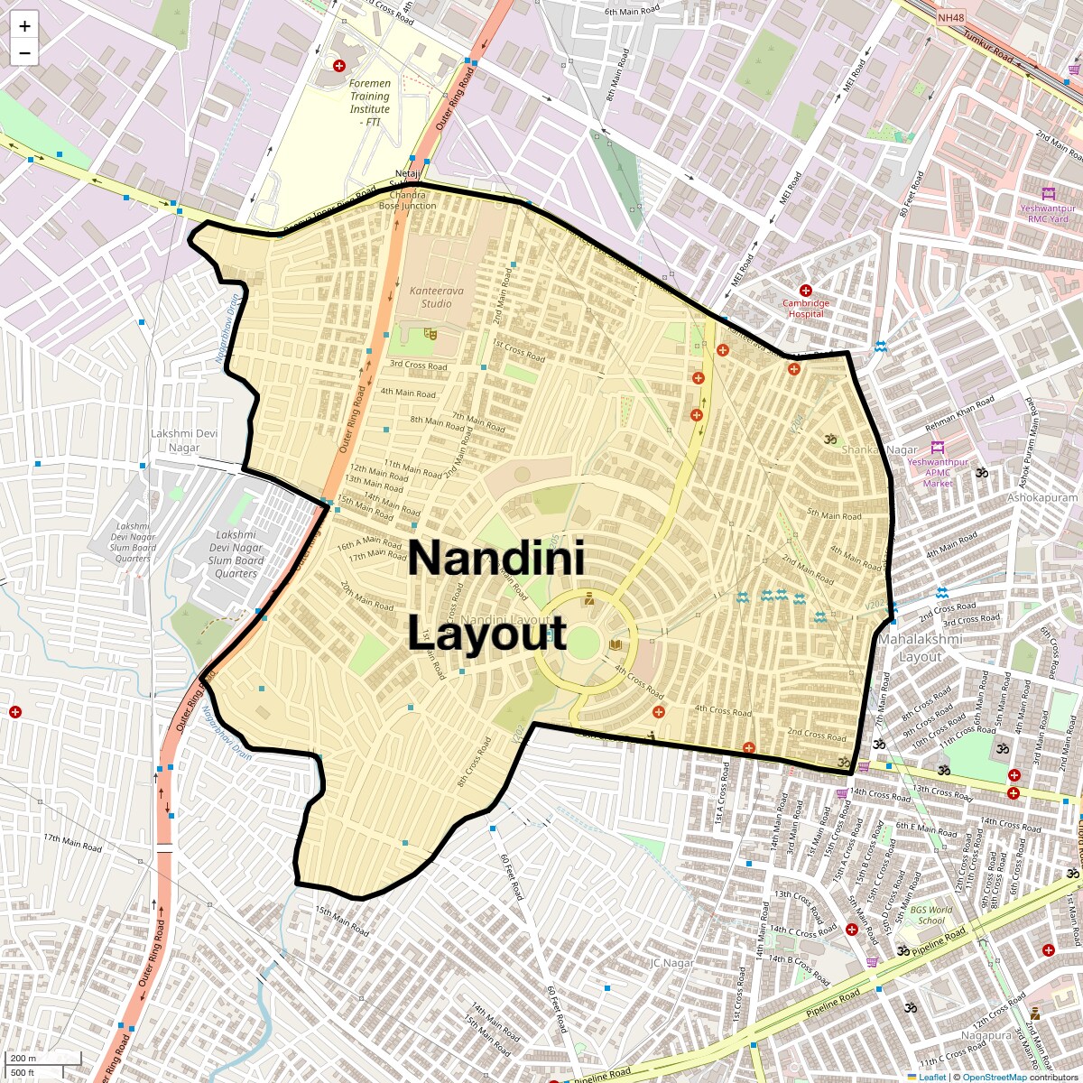 Check Time Travel of Nandini Layout, Bangalore