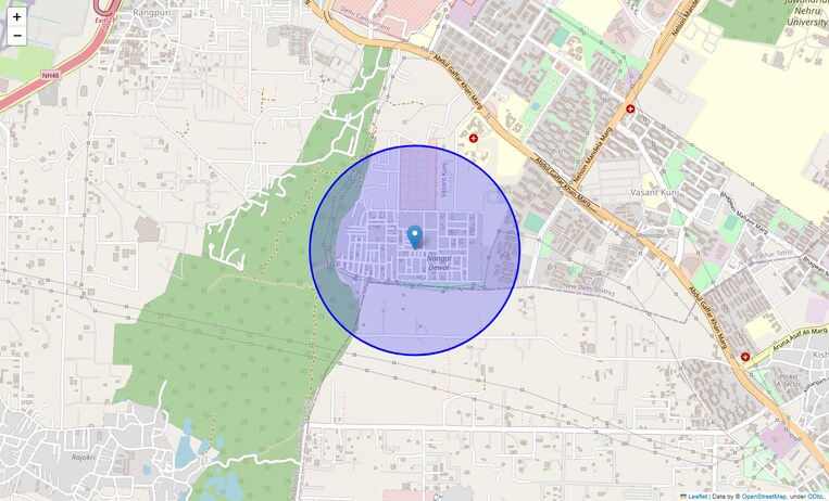 Location Map of Nangal Dewat