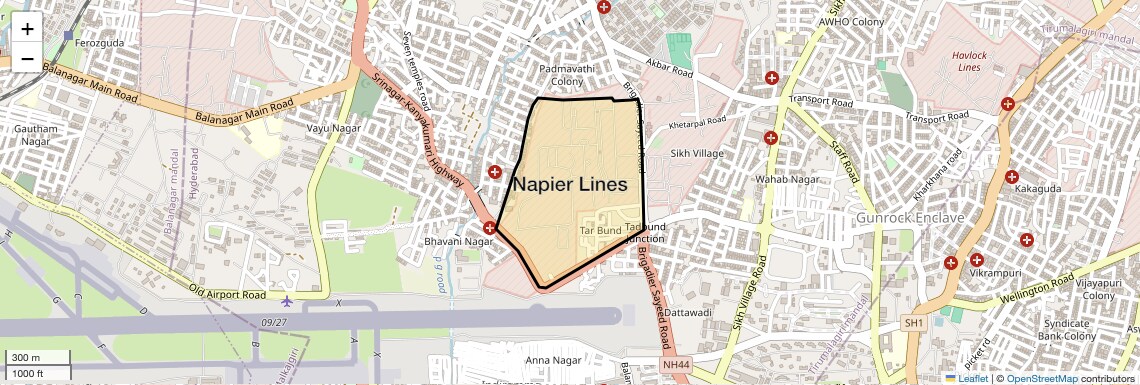 Napier Lines,Hyderabad