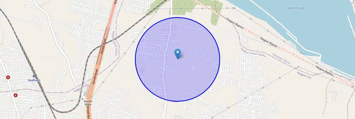Location Map of Nara, Nagpur