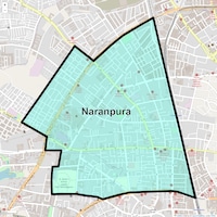 Naranpura Map