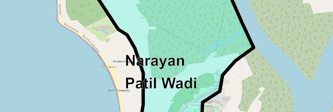 Location Map of Narayan Patil Wadi, Mumbai