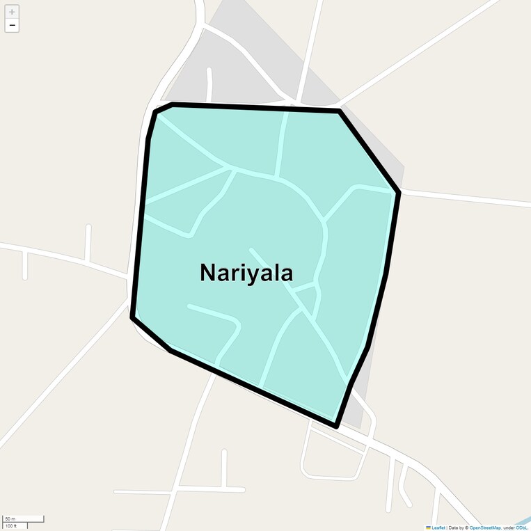 Location Map of Nariyala