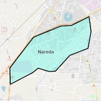 Naroda Map