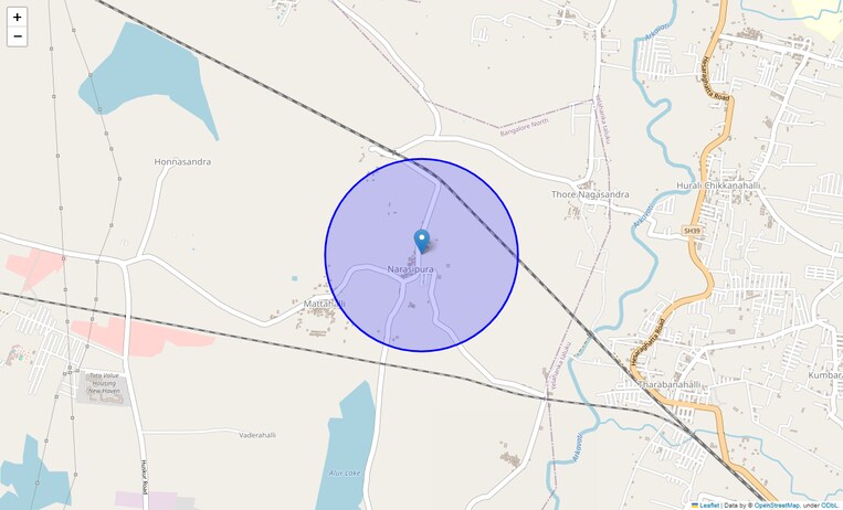 Location Map of Narsapura