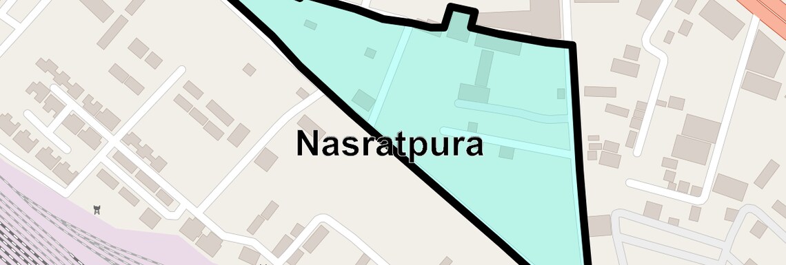 Location Map of Nasratpura, Ghaziabad