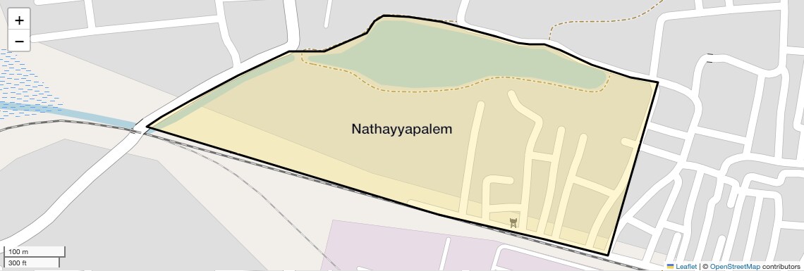 Location Map of Nathayyapalem, Vizag