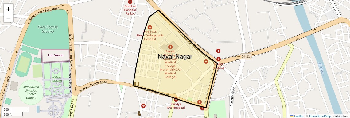Naval Nagar Map