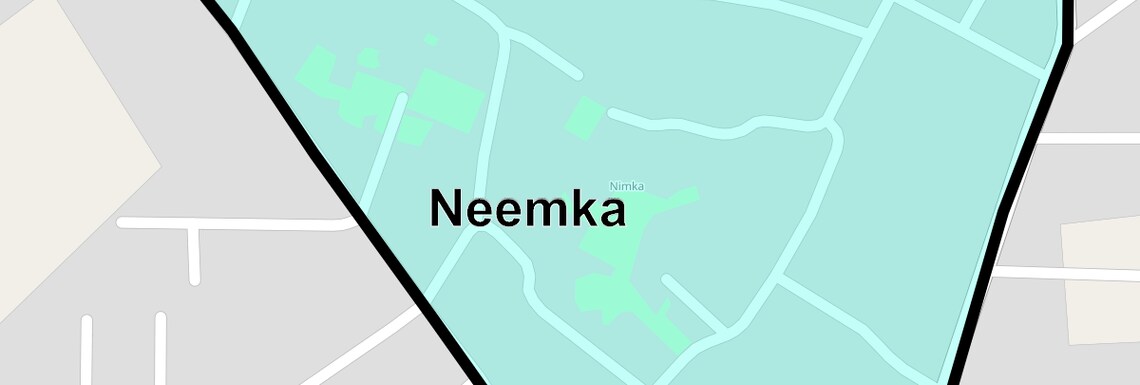 Location Map of Neemka, Faridabad