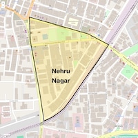 Nehru Nagar Map