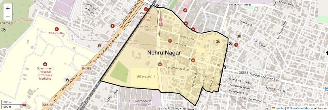 Check Time Travel of Nehru Nagar, Chennai
