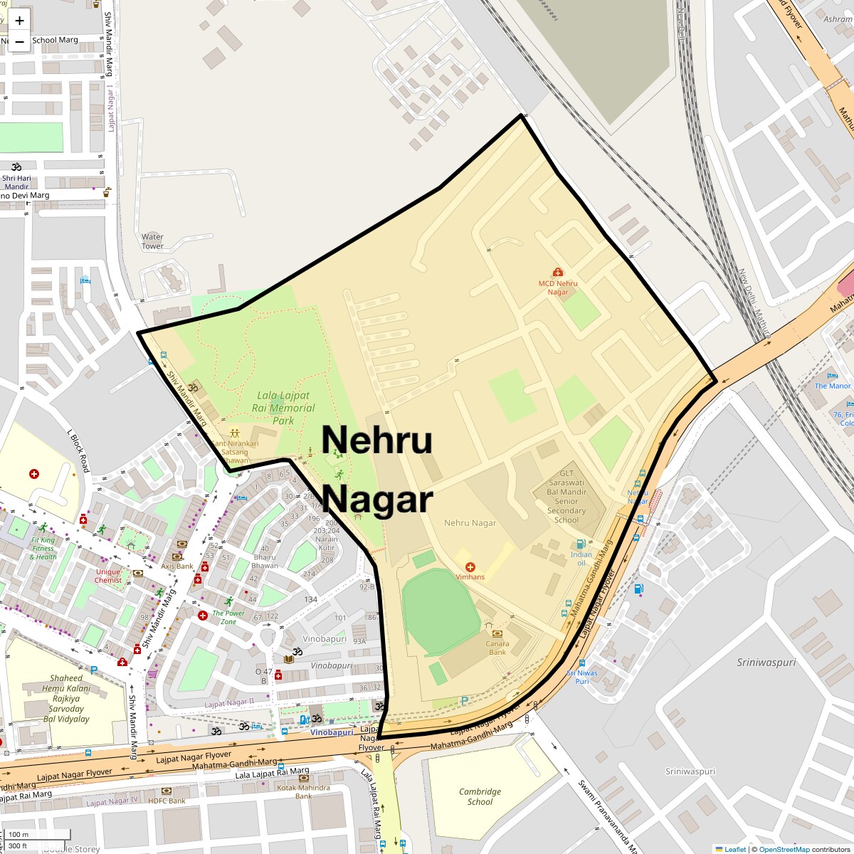 Check Time Travel of Nehru Nagar, Delhi