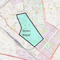Nehru Nagar Map