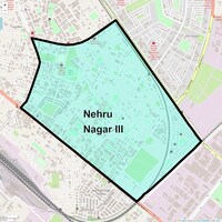 Nehru Nagar III Map