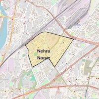 Nehru Nagar Map