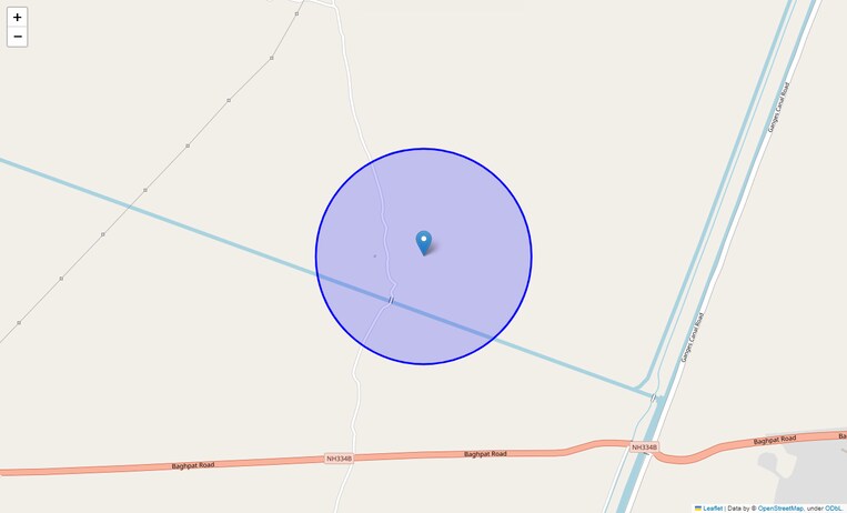 Location Map of Nek