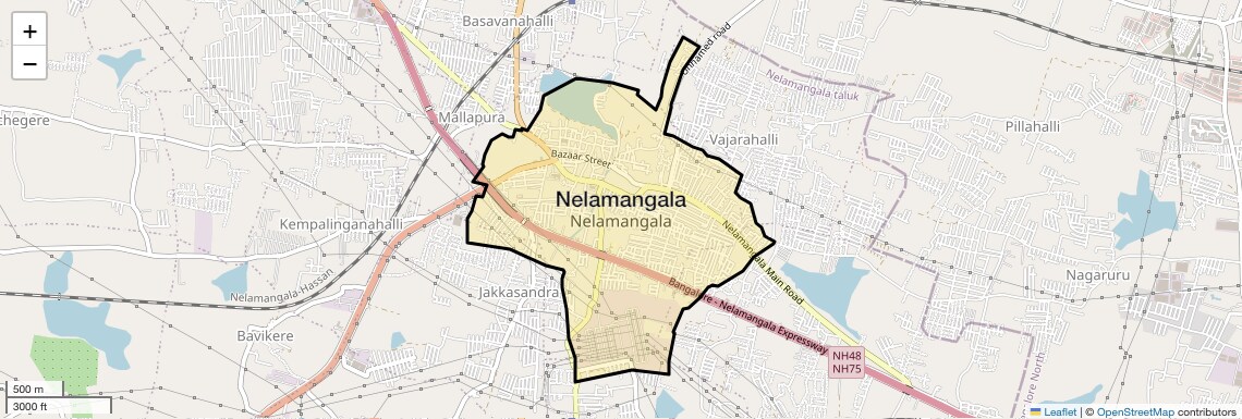 Nelamangala Map