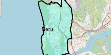 Location Map of Nerul, Navi Mumbai