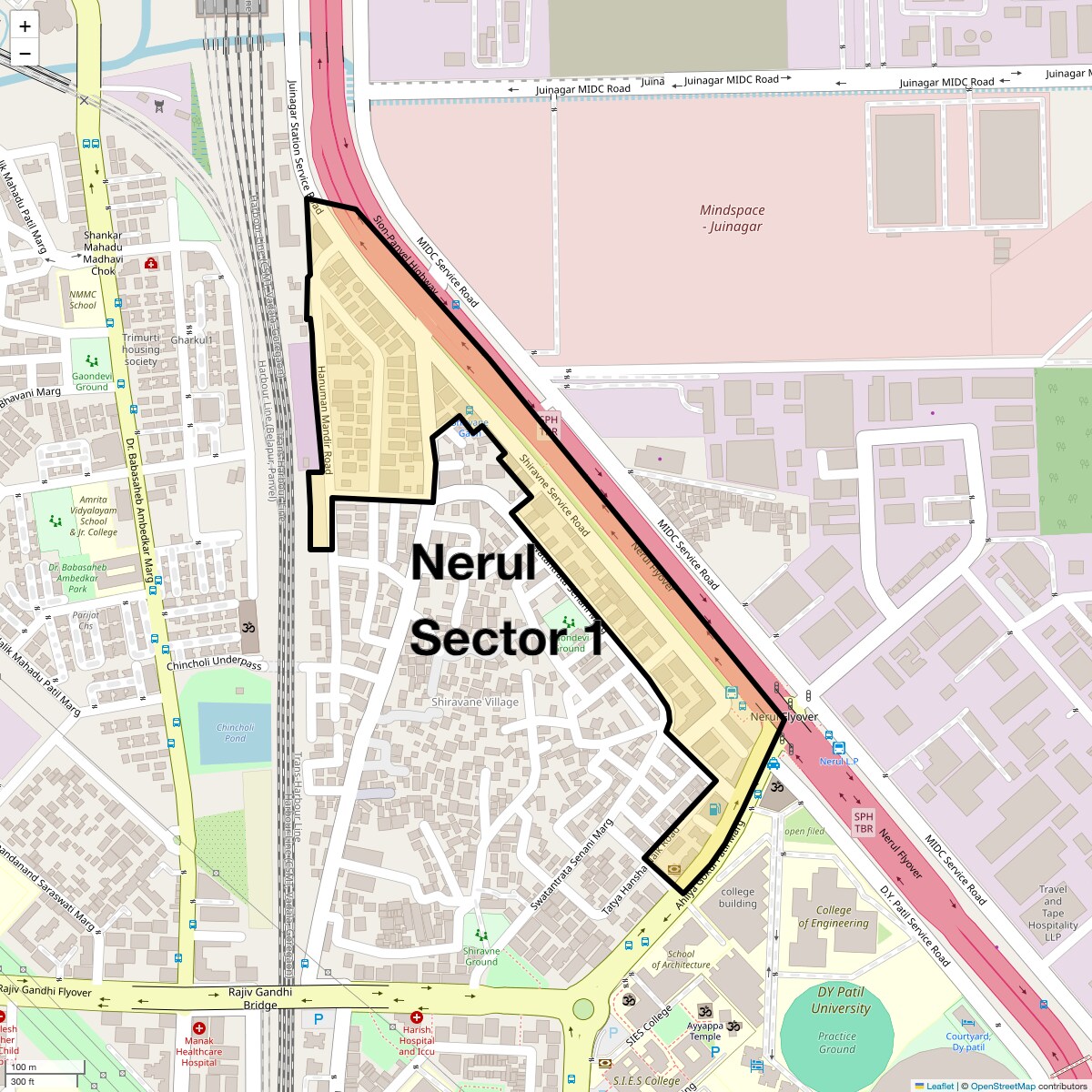 Nerul Sector 1 Map