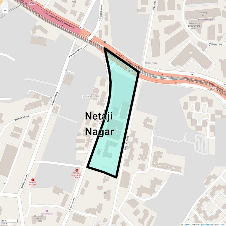 Location Map of Netaji Nagar