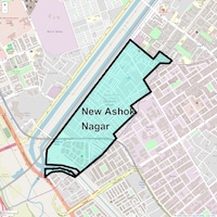 New Ashok Nagar Map