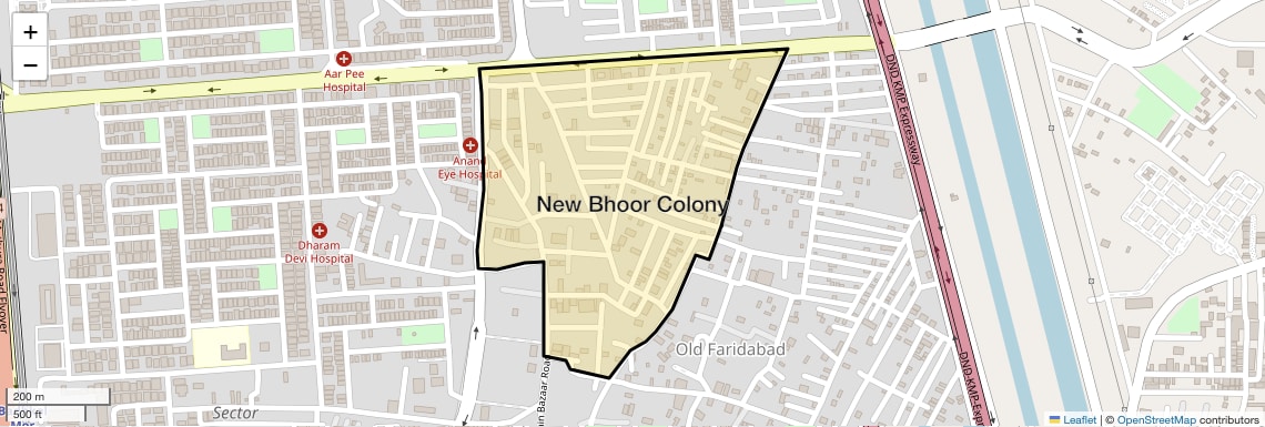 New Bhoor Colony,Faridabad