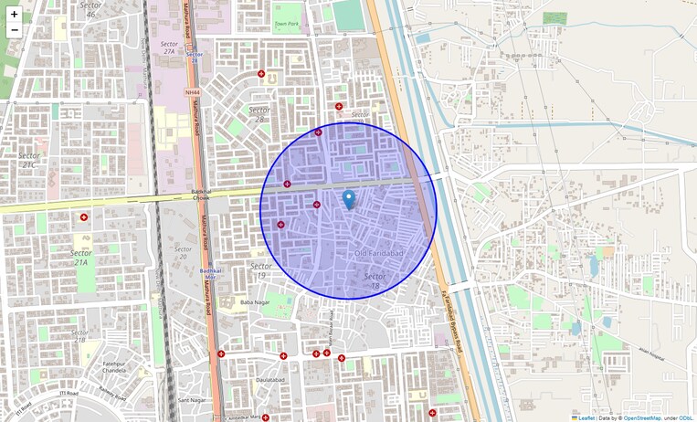 Location Map of New Bhoor Colony