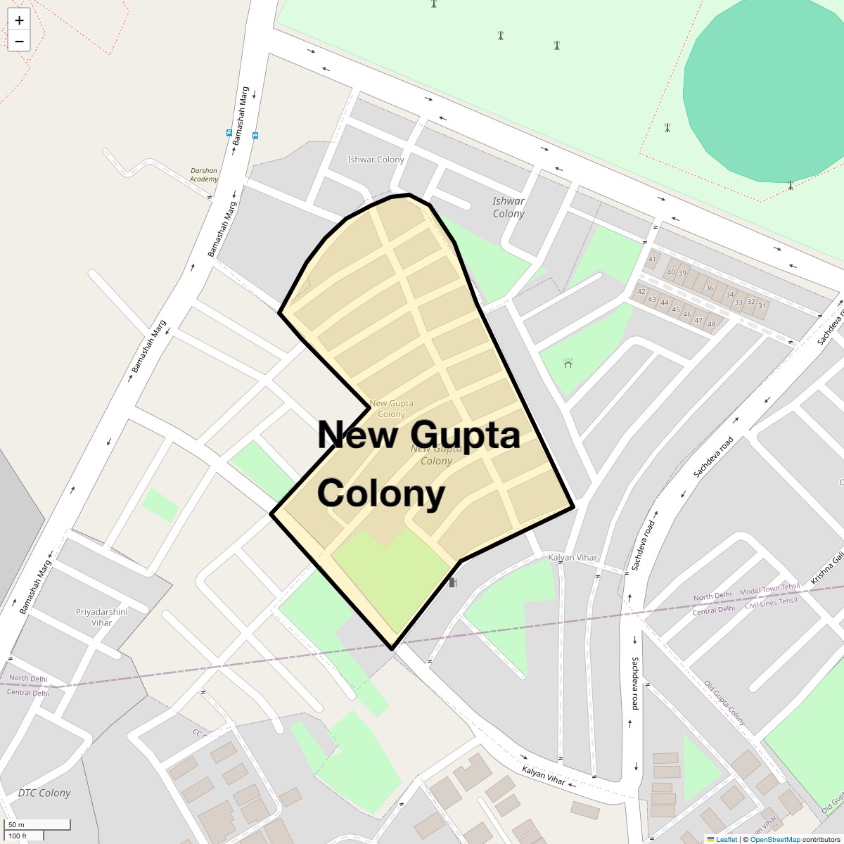 Check Time Travel of New Gupta Colony, Delhi