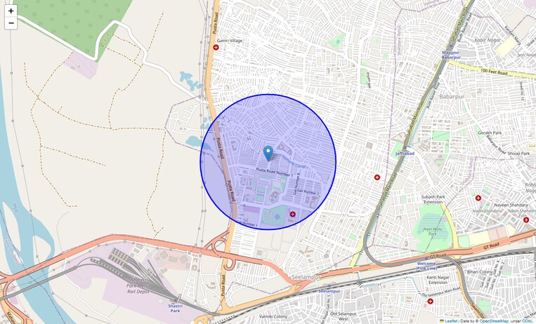 Location Map of New Kathwara