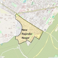 New Rajinder Nagar Map