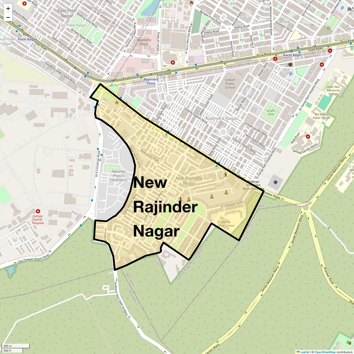 Check Time Travel of New Rajinder Nagar, Delhi