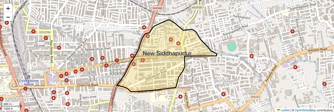 New Siddhapudur,Coimbatore