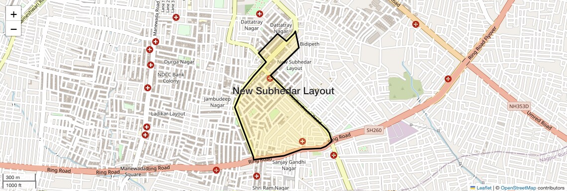 Check Time Travel of New Subhedar Layout, Nagpur