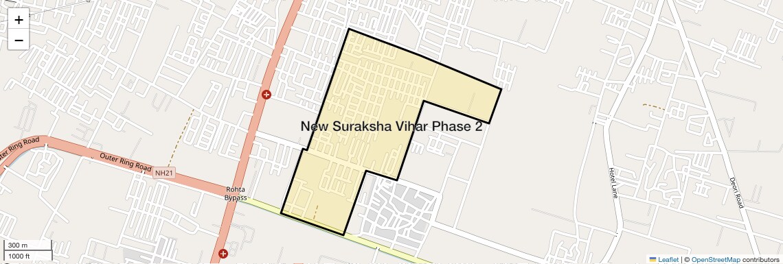 Location Map of New Suraksha Vihar Phase 2, Agra