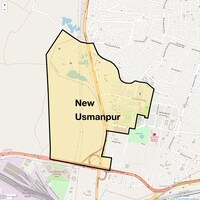 New Usmanpur Map