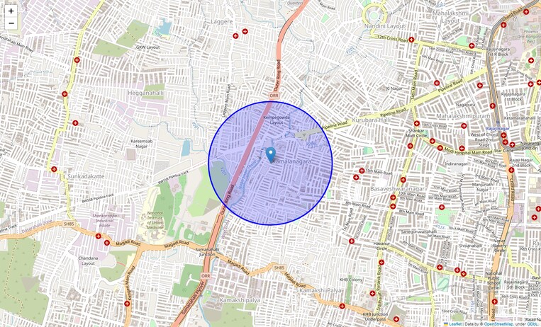 Location Map of Ngos Colony