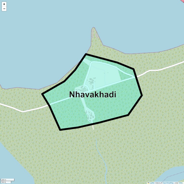 Location Map of Nhavakhadi