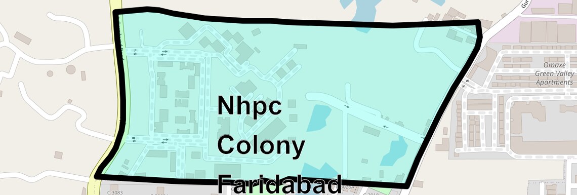 Location Map of Nhpc Colony Faridabad, Faridabad