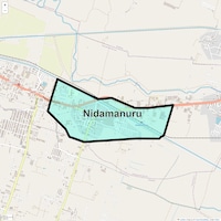 Nidamanuru Map