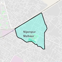 Nijampur Malhaur Map