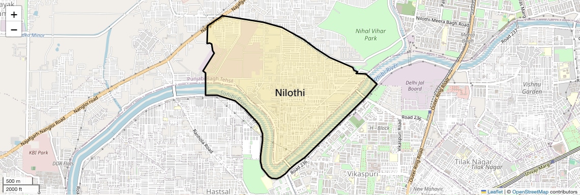 Check Time Travel of Nilothi, Delhi