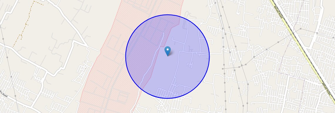 Location Map of Niwaru, Jaipur