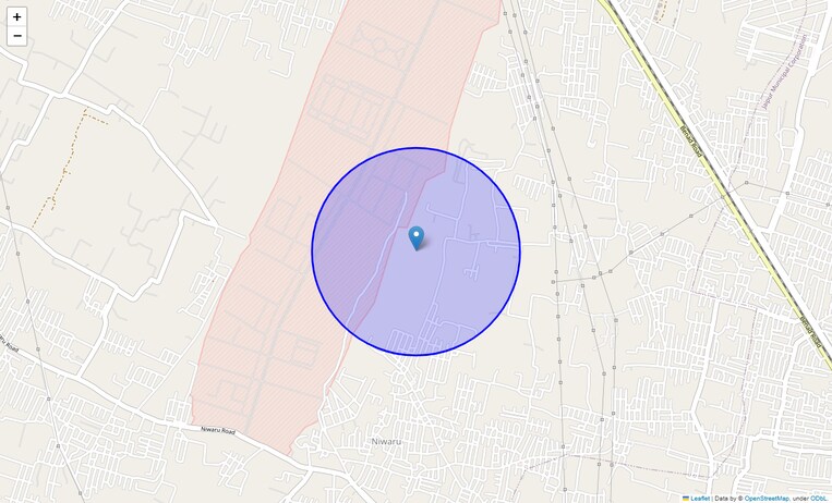 Location Map of Niwaru