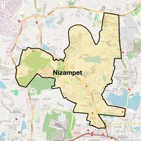 Nizampet Map